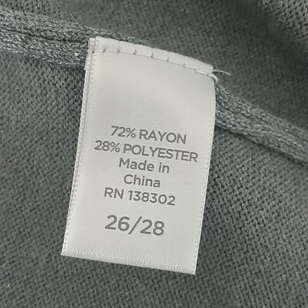 Avenue Grey Open Cardigan Sweater Coat Plus Size 28/28 - Picture 8 of 9
